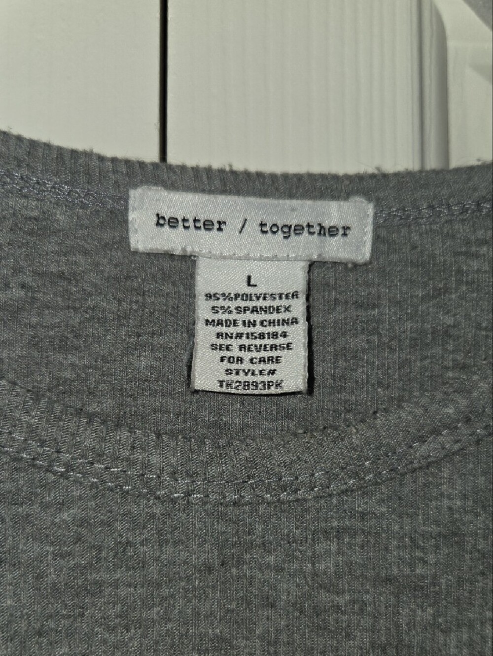Better Together Ribbed Crop Tee - Picture 2 of 3